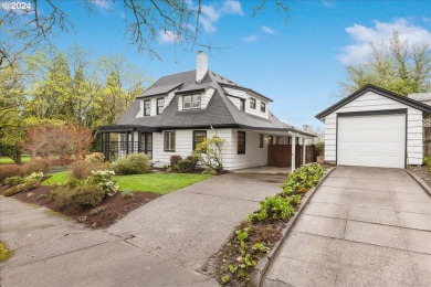 Elegant English-style design nestled gracefully overlooking the on Eastmoreland Golf Course in Oregon - for sale on GolfHomes.com, golf home, golf lot