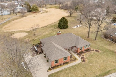 Luxury Golf Course Living Awaits! Sprawling ranch home sits on on The Orchards Golf Club in Illinois - for sale on GolfHomes.com, golf home, golf lot