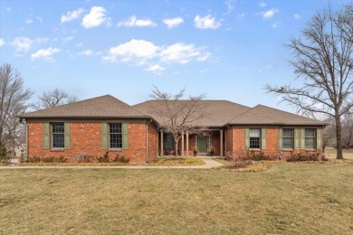 Luxury Golf Course Living Awaits! Sprawling ranch home sits on on The Orchards Golf Club in Illinois - for sale on GolfHomes.com, golf home, golf lot