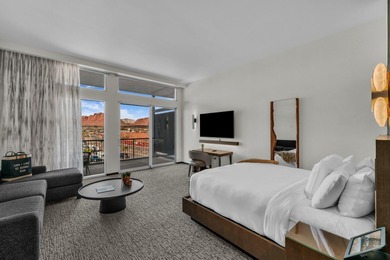 Black Desert Deluxe King Studio Resort Condo with Snow Canyon on Entrada at Snow Canyon in Utah - for sale on GolfHomes.com, golf home, golf lot