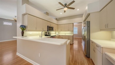 This beautifully maintained two bedroom two bath home with a on Laurel Oak Country Club in Florida - for sale on GolfHomes.com, golf home, golf lot