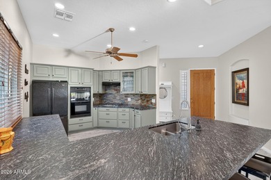 This single-story townhome, perfectly situated on a picturesque on Las Sendas Golf Club in Arizona - for sale on GolfHomes.com, golf home, golf lot