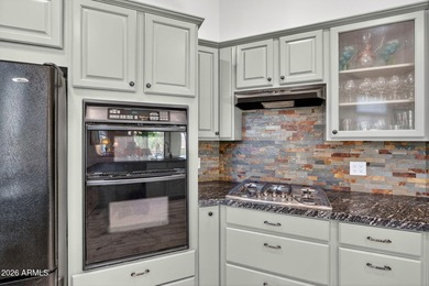 This single-story townhome, perfectly situated on a picturesque on Las Sendas Golf Club in Arizona - for sale on GolfHomes.com, golf home, golf lot