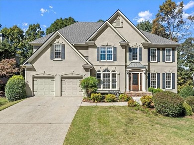 Beautifully situated on a private golf course lot, this stunning on Trophy Club of Apalachee in Georgia - for sale on GolfHomes.com, golf home, golf lot