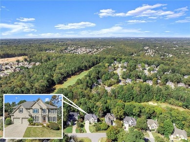 Beautifully situated on a private golf course lot, this stunning on Trophy Club of Apalachee in Georgia - for sale on GolfHomes.com, golf home, golf lot