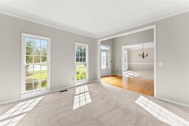 Beautifully situated on a private golf course lot, this stunning on Trophy Club of Apalachee in Georgia - for sale on GolfHomes.com, golf home, golf lot