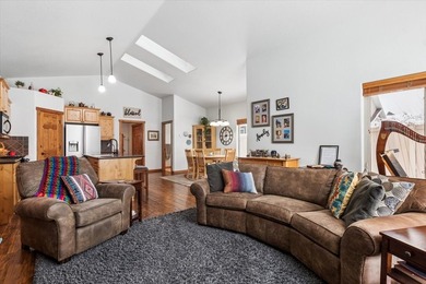 This open-concept 2-bedroom, 2.5-bathroom single-level townhouse on Meadow Lake Golf Resort in Montana - for sale on GolfHomes.com, golf home, golf lot