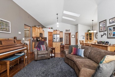 This open-concept 2-bedroom, 2.5-bathroom single-level townhouse on Meadow Lake Golf Resort in Montana - for sale on GolfHomes.com, golf home, golf lot