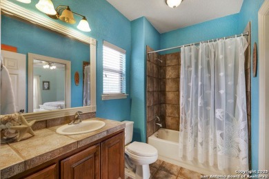 Behind the guard-gated entrance of Stone Oak's prestigious on Canyon Springs Golf Club in Texas - for sale on GolfHomes.com, golf home, golf lot