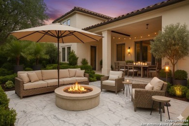 Behind the guard-gated entrance of Stone Oak's prestigious on Canyon Springs Golf Club in Texas - for sale on GolfHomes.com, golf home, golf lot