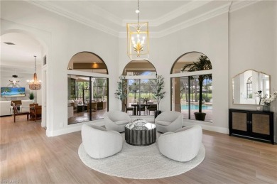 An architectural statement in Shadow Wood Preserve, this former on Shadow Wood Preserve in Florida - for sale on GolfHomes.com, golf home, golf lot