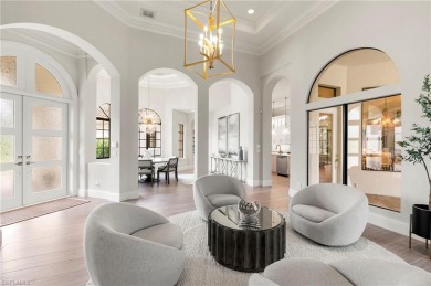 An architectural statement in Shadow Wood Preserve, this former on Shadow Wood Preserve in Florida - for sale on GolfHomes.com, golf home, golf lot