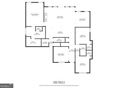 Unbelievable Opportunity! Stunning 5-Bedroom Home on 3.16 Acres on The Highlands Course at Lake Arrowhead in Georgia - for sale on GolfHomes.com, golf home, golf lot