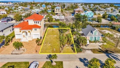 LARGE 64' x 114' sq ft LOT is on a Deep  Wide GULF ACCESS Canal on Fort Myers Beach and Golf Club in Florida - for sale on GolfHomes.com, golf home, golf lot