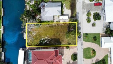 LARGE 64' x 114' sq ft LOT is on a Deep  Wide GULF ACCESS Canal on Fort Myers Beach and Golf Club in Florida - for sale on GolfHomes.com, golf home, golf lot