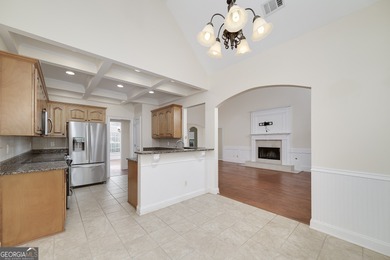 This beautiful, custom built Ranch is located in the Lake Dow on Canongate At Georgia National Golf Club in Georgia - for sale on GolfHomes.com, golf home, golf lot