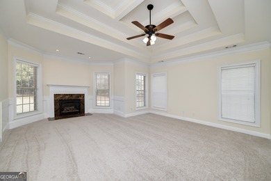 This beautiful, custom built Ranch is located in the Lake Dow on Canongate At Georgia National Golf Club in Georgia - for sale on GolfHomes.com, golf home, golf lot