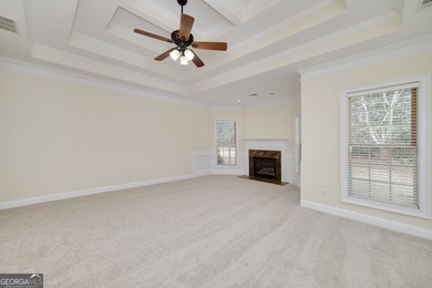 This beautiful, custom built Ranch is located in the Lake Dow on Canongate At Georgia National Golf Club in Georgia - for sale on GolfHomes.com, golf home, golf lot