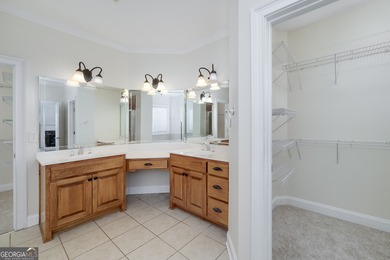 This beautiful, custom built Ranch is located in the Lake Dow on Canongate At Georgia National Golf Club in Georgia - for sale on GolfHomes.com, golf home, golf lot