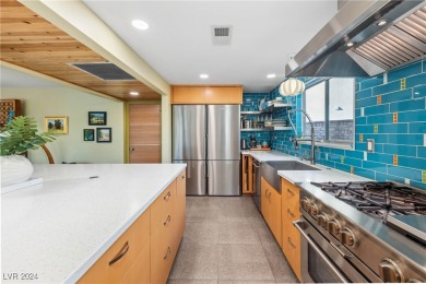 This exquisitely renovated home is the epitome of mid-century on Las Vegas National Golf Club in Nevada - for sale on GolfHomes.com, golf home, golf lot