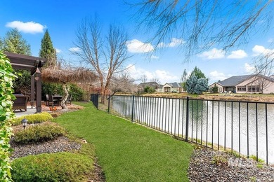 Golf course lifestyle living on a waterfront lot backing to a on BanBury Golf Club in Idaho - for sale on GolfHomes.com, golf home, golf lot