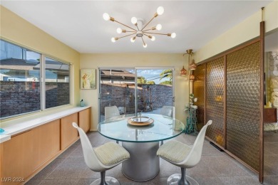 This exquisitely renovated home is the epitome of mid-century on Las Vegas National Golf Club in Nevada - for sale on GolfHomes.com, golf home, golf lot