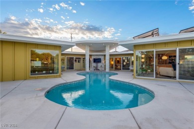 This exquisitely renovated home is the epitome of mid-century on Las Vegas National Golf Club in Nevada - for sale on GolfHomes.com, golf home, golf lot