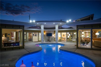 This exquisitely renovated home is the epitome of mid-century on Las Vegas National Golf Club in Nevada - for sale on GolfHomes.com, golf home, golf lot