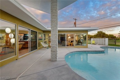 This exquisitely renovated home is the epitome of mid-century on Las Vegas National Golf Club in Nevada - for sale on GolfHomes.com, golf home, golf lot