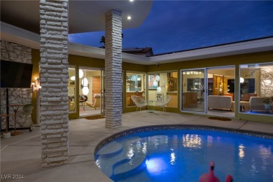 This exquisitely renovated home is the epitome of mid-century on Las Vegas National Golf Club in Nevada - for sale on GolfHomes.com, golf home, golf lot