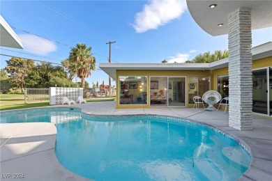 This exquisitely renovated home is the epitome of mid-century on Las Vegas National Golf Club in Nevada - for sale on GolfHomes.com, golf home, golf lot