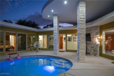 This exquisitely renovated home is the epitome of mid-century on Las Vegas National Golf Club in Nevada - for sale on GolfHomes.com, golf home, golf lot