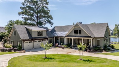 Experience panoramic views of Lake Oconee from this stunning on The Golf Club at Cuscowilla in Georgia - for sale on GolfHomes.com, golf home, golf lot