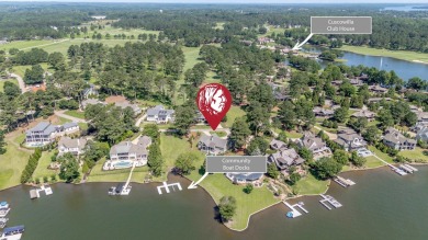 Experience panoramic views of Lake Oconee from this stunning on The Golf Club at Cuscowilla in Georgia - for sale on GolfHomes.com, golf home, golf lot