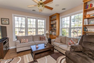 Gorgeous low-maintenance brick home backing up to the par 5 16th on Ocean Ridge Plantation in North Carolina - for sale on GolfHomes.com, golf home, golf lot