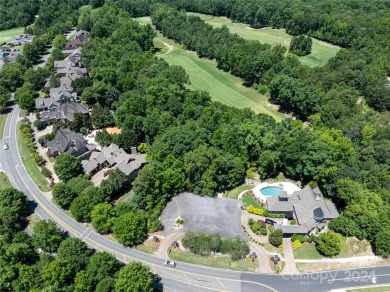 Stunning half acre homesite that backs up to the first hole of on The Palisades Country Club in North Carolina - for sale on GolfHomes.com, golf home, golf lot