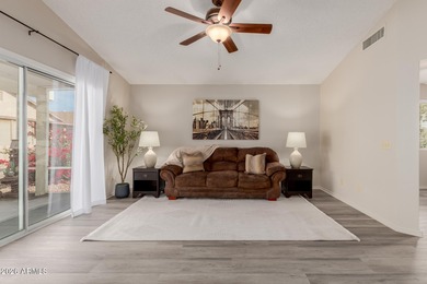 Move in ready popular Tahoe floor plan walking distance to on SunBird Golf Club in Arizona - for sale on GolfHomes.com, golf home, golf lot