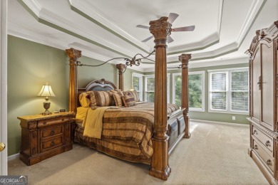 Welcome Home! Nestled on a quiet cul-de-sac with a two car side on Hamilton Mill Golf Club in Georgia - for sale on GolfHomes.com, golf home, golf lot