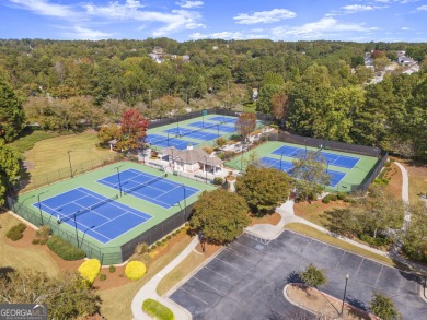 Welcome Home! Nestled on a quiet cul-de-sac with a two car side on Hamilton Mill Golf Club in Georgia - for sale on GolfHomes.com, golf home, golf lot