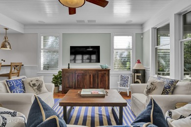 Turnkey coastal living at its finest. Welcome to 15 Surfboat on Bald Head Island Golf Club in North Carolina - for sale on GolfHomes.com, golf home, golf lot