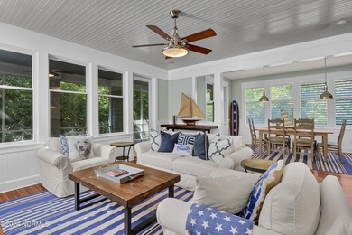 Turnkey coastal living at its finest. Welcome to 15 Surfboat on Bald Head Island Golf Club in North Carolina - for sale on GolfHomes.com, golf home, golf lot