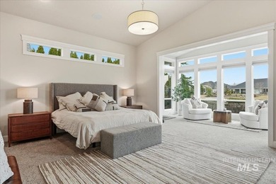 Exceptional waterfront living in the prestigious Legacy Lakeside on Eagle Legacy Golf Course in Idaho - for sale on GolfHomes.com, golf home, golf lot