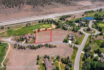 Flat lot with good building spot, lovely views and backs to the on Aspen Glen Club in Colorado - for sale on GolfHomes.com, golf home, golf lot