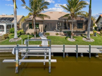 Punta Gorda Isles! Stunning 3 bedroom plus office, 3 bath, 3-car on Saint Andrews South Golf Club in Florida - for sale on GolfHomes.com, golf home, golf lot