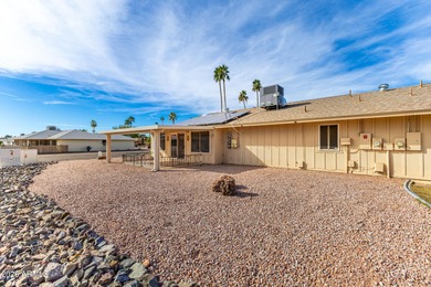 Welcome to relaxed desert living in the heart of Sun City, one on Sun City Lakes West and East in Arizona - for sale on GolfHomes.com, golf home, golf lot