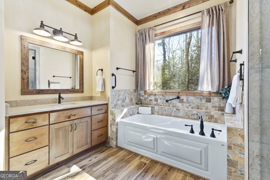 Escape to the mountains with this almost new, custom-built ranch on Bent Tree Golf Course in Georgia - for sale on GolfHomes.com, golf home, golf lot