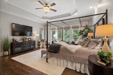 This stunning custom home overlooks the 8th fairway and green of on Reynolds Lake Oconee - The Oconee in Georgia - for sale on GolfHomes.com, golf home, golf lot