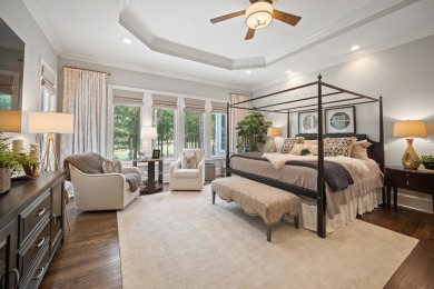 This stunning custom home overlooks the 8th fairway and green of on Reynolds Lake Oconee - The Oconee in Georgia - for sale on GolfHomes.com, golf home, golf lot