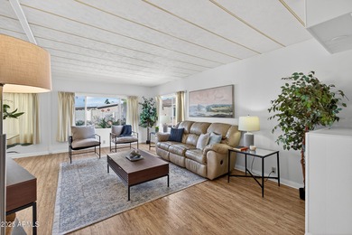 Start your mornings with coffee on the patio, surrounded by on Apache Wells Country Club in Arizona - for sale on GolfHomes.com, golf home, golf lot