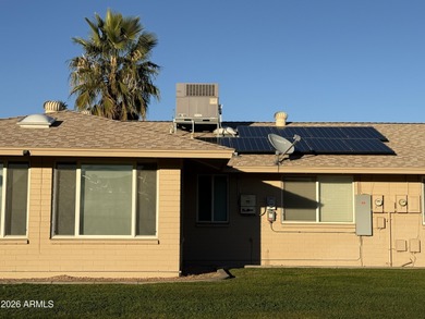 SOLAR IS PAID. PURCHASED IN 2018 GOOD FOR 20 YEAR PROPOSAL SEE on Sun City Lakes West and East in Arizona - for sale on GolfHomes.com, golf home, golf lot